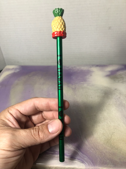 Vintage Russ Hawaii Themed Pencil Collectible Hallmark Topper - Cool 90's/Nostalgia