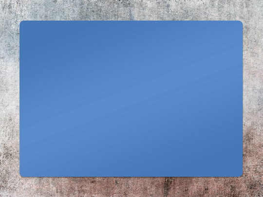 Azure Chair Mat, Splat Protective Vinyl Floor Office Decor, Decorative Housewarming Gift