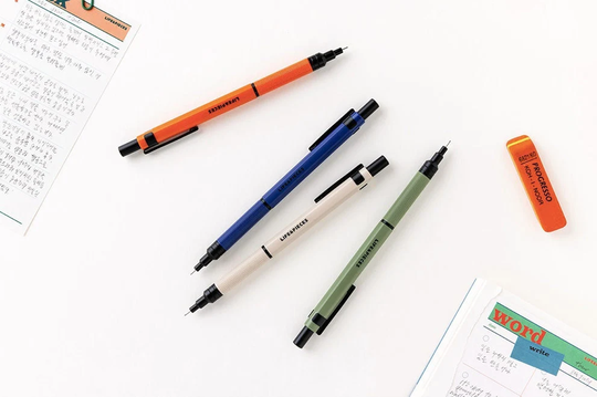 0.5mm Mechanical Pencil [5Colors]/Writing Tools Journal Planner Pen Accessory School Supplies Dubudumo