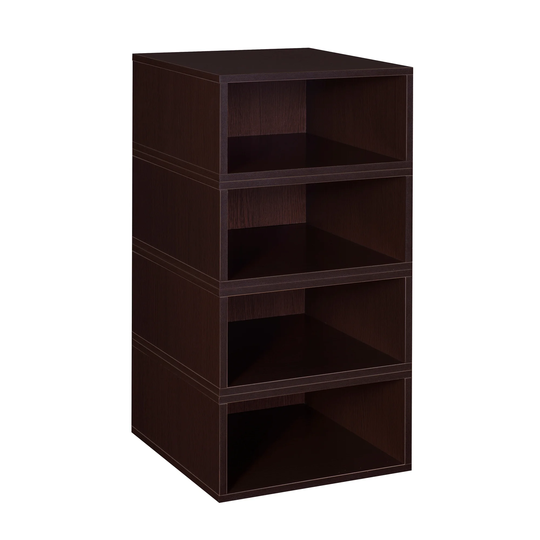 Noble Connect Storage Set- 4 Half Size Cubes- Truffle