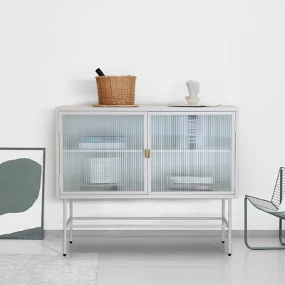 Gerriann 43.3" Wide Steel Sideboard