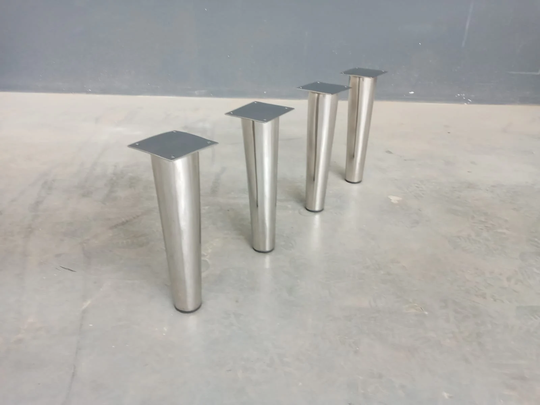 Coffee Table Legs, 12" Cone Legs, Height 11" - 15" Set(4