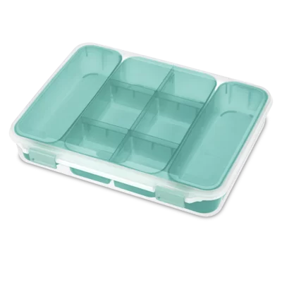 Divided Plastic Craft Case Set