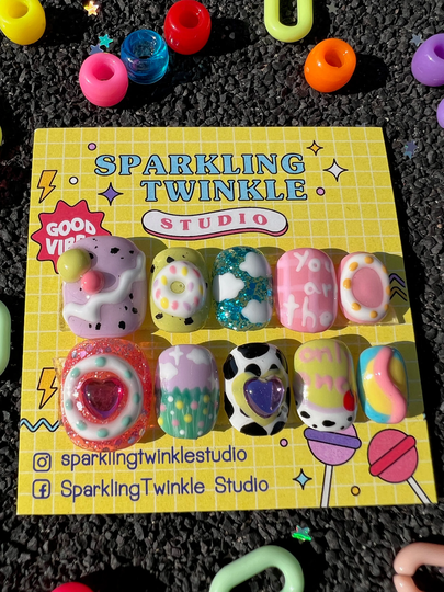 Sparklingtwinkle Press On Nails