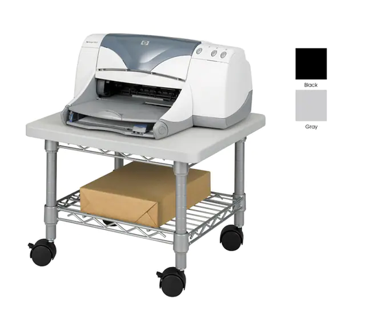 Safco Under Desk Printer/Fax Stand - Gray