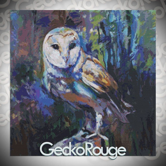 Night Owl By Sue Gardner Modern Cross Stitch Art Kit 28 Count