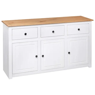 Simonds 53.1'' Wide 3 Drawer Pine Wood Sideboard
