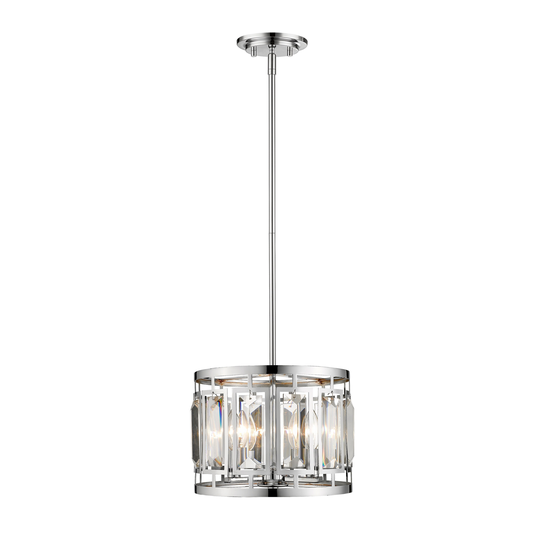 Avery Home Lighting Mersesse Chrome 3-light Pendant