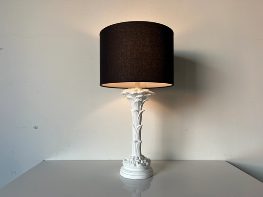 Hollywood Regency Serge Roche Style Palm Tree Table Lamp