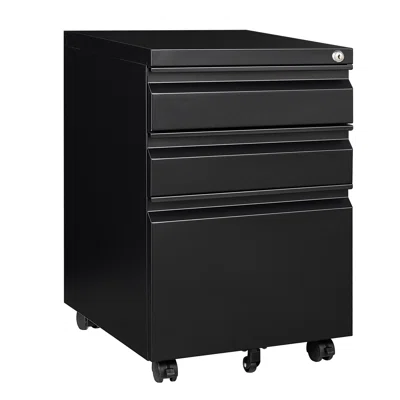 3 Drawer Mobile Vertical Filing Cabinet