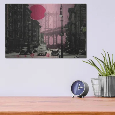 Latitude Run® ''Pink Haze'' By DB Waterman, Metal Wall Art, 36"X24"