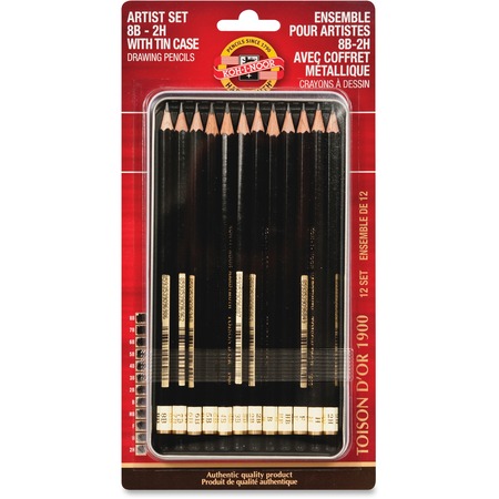 Wholesale Koh I Noor Pencils: Discounts on Koh-I-Noor Artist Drawing Pencil Set KOHFA15021112BC