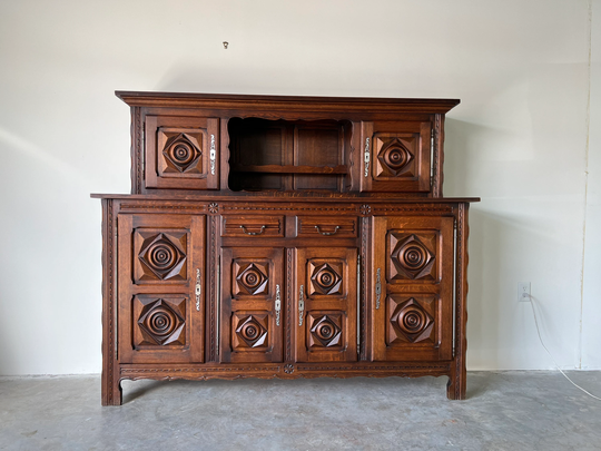 French Country Breton - Style Buffet Sideboard