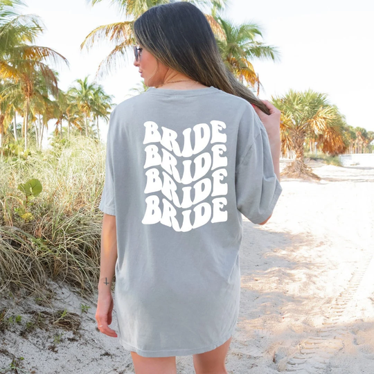 Bride T-Shirt | Comfort Colors Bridal Shirt Bachelorette To Be Mrs. Shirt