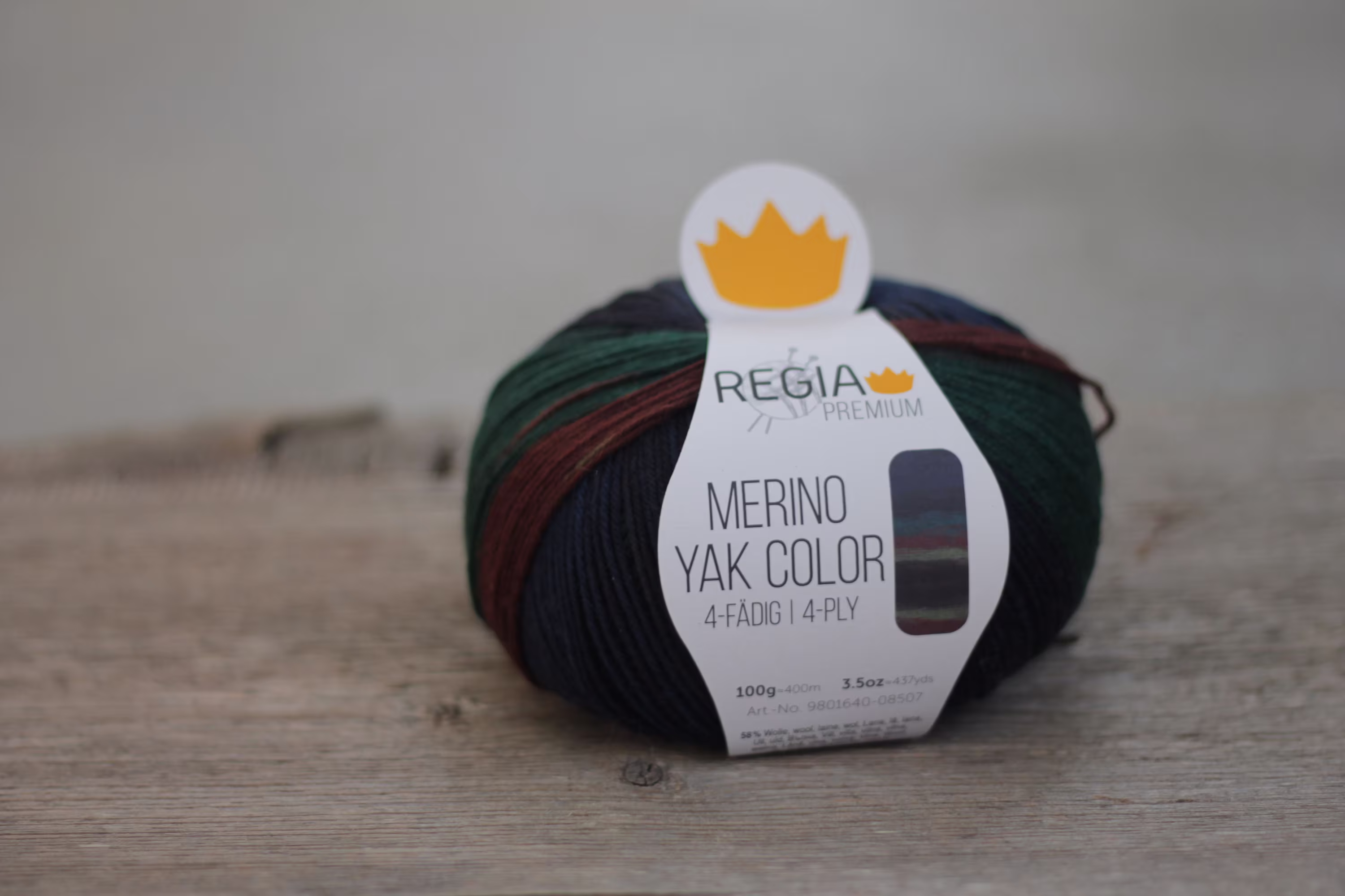 Regia Premium Merino Yak Color Schachenmayr 4Ply 100G Sock Wool With Yak & Polyamid Color 08507 Jungle Gradient