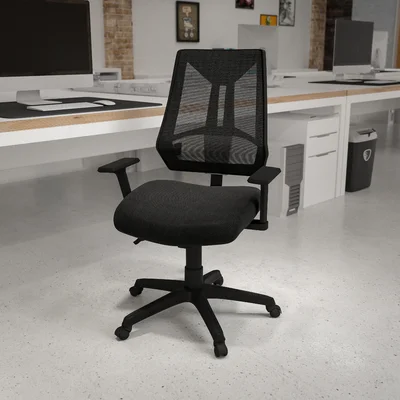 Cazenovia High Back Mesh Multifunction Swivel Ergonomic Office Chair - Flip Up Arms