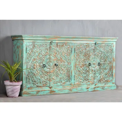 63.5" Wide Mango Solid Wood Sideboard