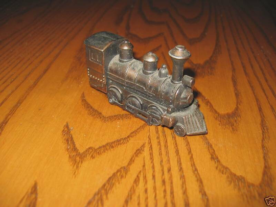 Bronze Metal Pencil Sharpener Steam Engine Locomotive