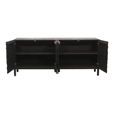 MISAKI OAK SIDEBOARD BLACK