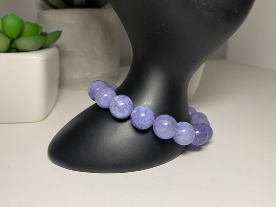 Tanzanite Beaded Bracelet