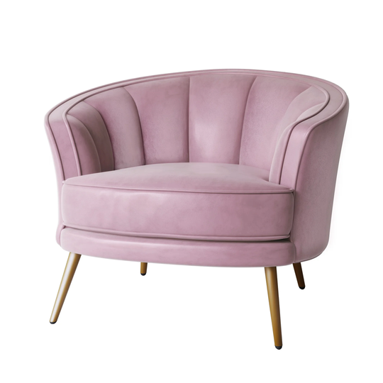 Accent Barrel Chair Leisure Accent Chair Living Room Upholstered Armchair Vanity Chair