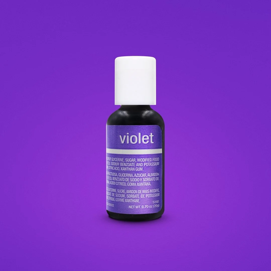 Fast Shipping Violet Chefmaster Gel Food Coloring 20Ml, Color