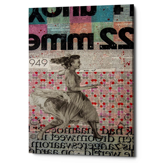 Epic Graffiti 'Back In Time' by DB Waterman, Canvas Wall Art