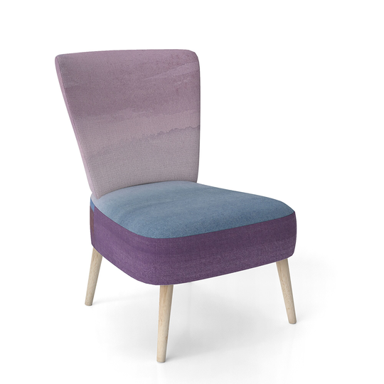 Designart 'Purple Rock Landscape III' Upholstered Shabby Chic Accent Chair