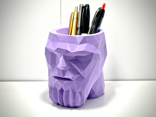 Thanos - Low Poly Style Pencil Holder Cup Pen Toothbrush Makeup Brush 3D Printed