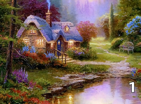 Cottages Two Diy 5D Diamond Painting Kit Full Square & Round Drill