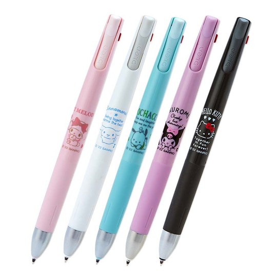 Japan Kawaii Cartoon Characters 2 Color Ballpoint Pen & Mechanical Pencil | Blen
