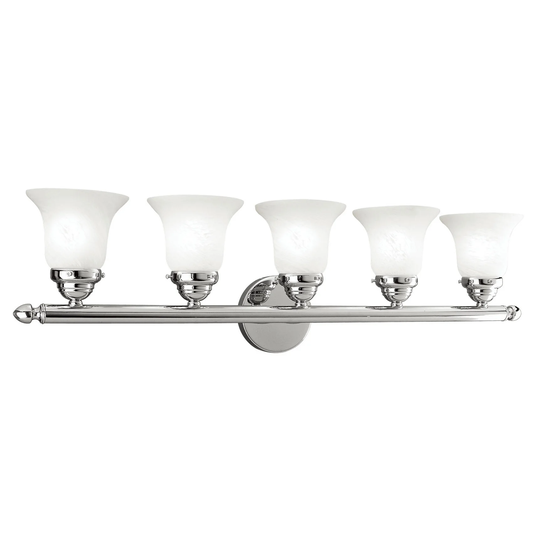 Livex Lighting Neptune Polished Chrome 5-light Bath Light - Polished chrome - Polished chrome