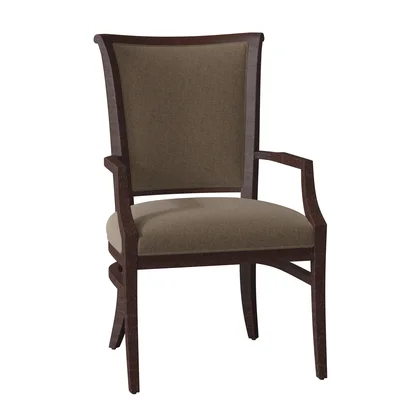 Bayfield Upholstered King Louis Back Arm Chair