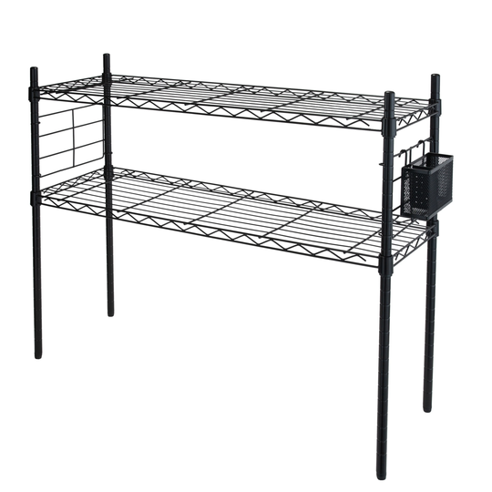 Organize it All Steel Etagere Adjustable Shelves - 36"x 12"x 28"
