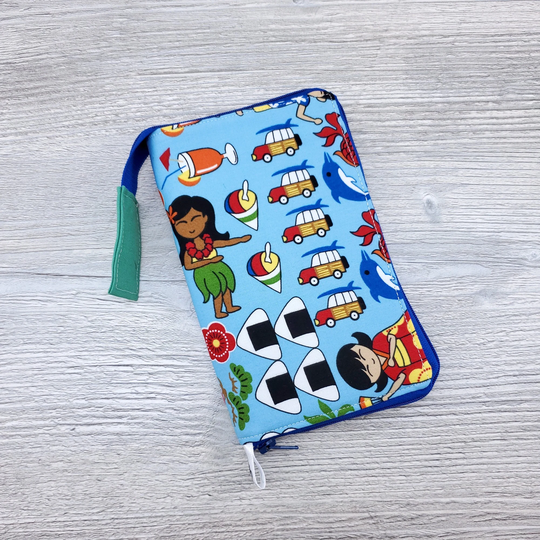 stitch Marker Organizer Favorite Things About Hawaii, Progress Keeper Case, Zipper Pull Or Charm Zip Around Travel S678