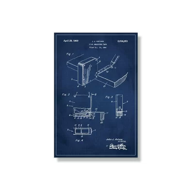 'Measuring Tape Patent' Graphic Art Print on Canvas