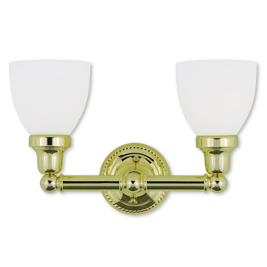 Livex Lighting Classic Polished Brass 2-Light Bath Light