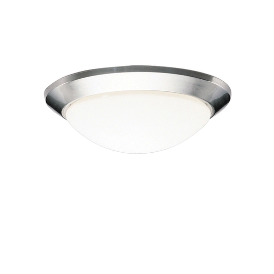 Kichler Lighting Ceiling Space Collection 1-light Brushed Nickel Flush Mount