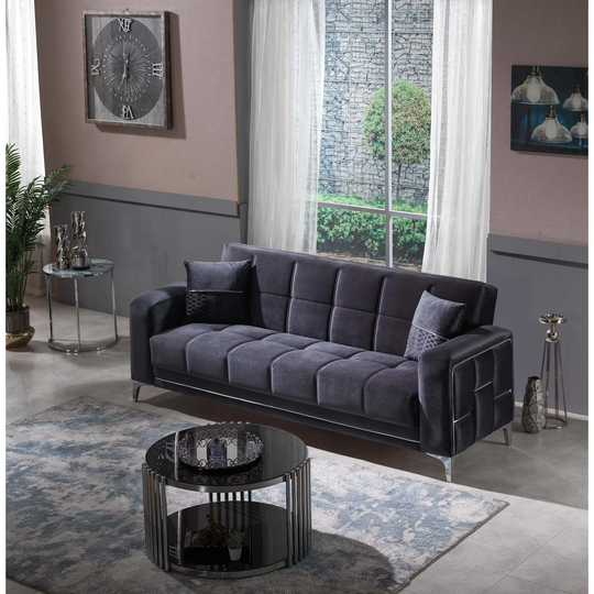 Alice 88" Sofa with Metal Legs