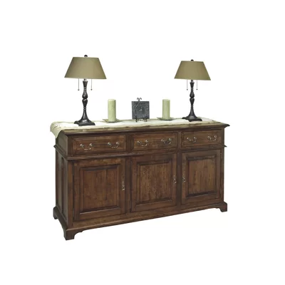 English Pub 65.5" Wide Cherry Wood Sideboard