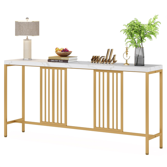 70.9" Extra Long Console Table Sofa Table, Narrow Entryway Table Hallway Table