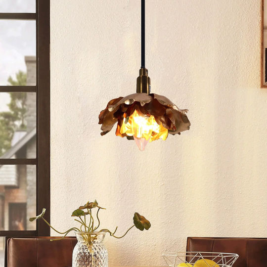 Modern 6.3-inch Flower Pendant Light