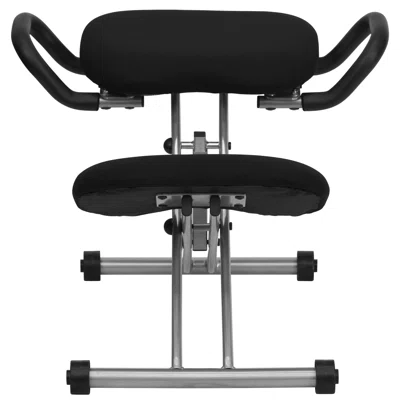 Acree Ergonomic Kneeling Office Chair with Handles in Fabric