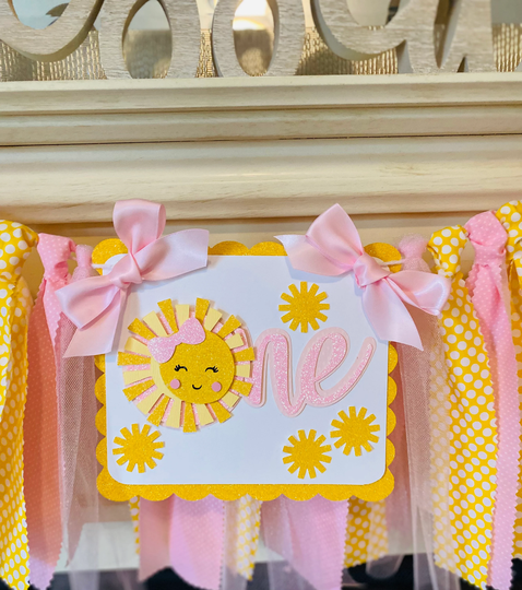 You Are My Sunshine High Chair Banner, You Smash Cake Decor, Are My First Birthday, Smash