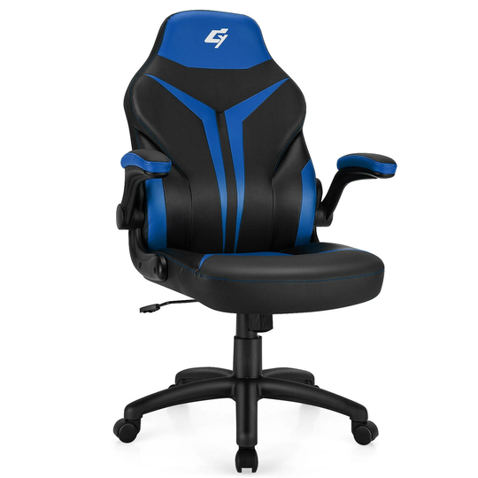 Gymax High Back Gaming Chair Height Adjustable Swivel Computer Office - See Details