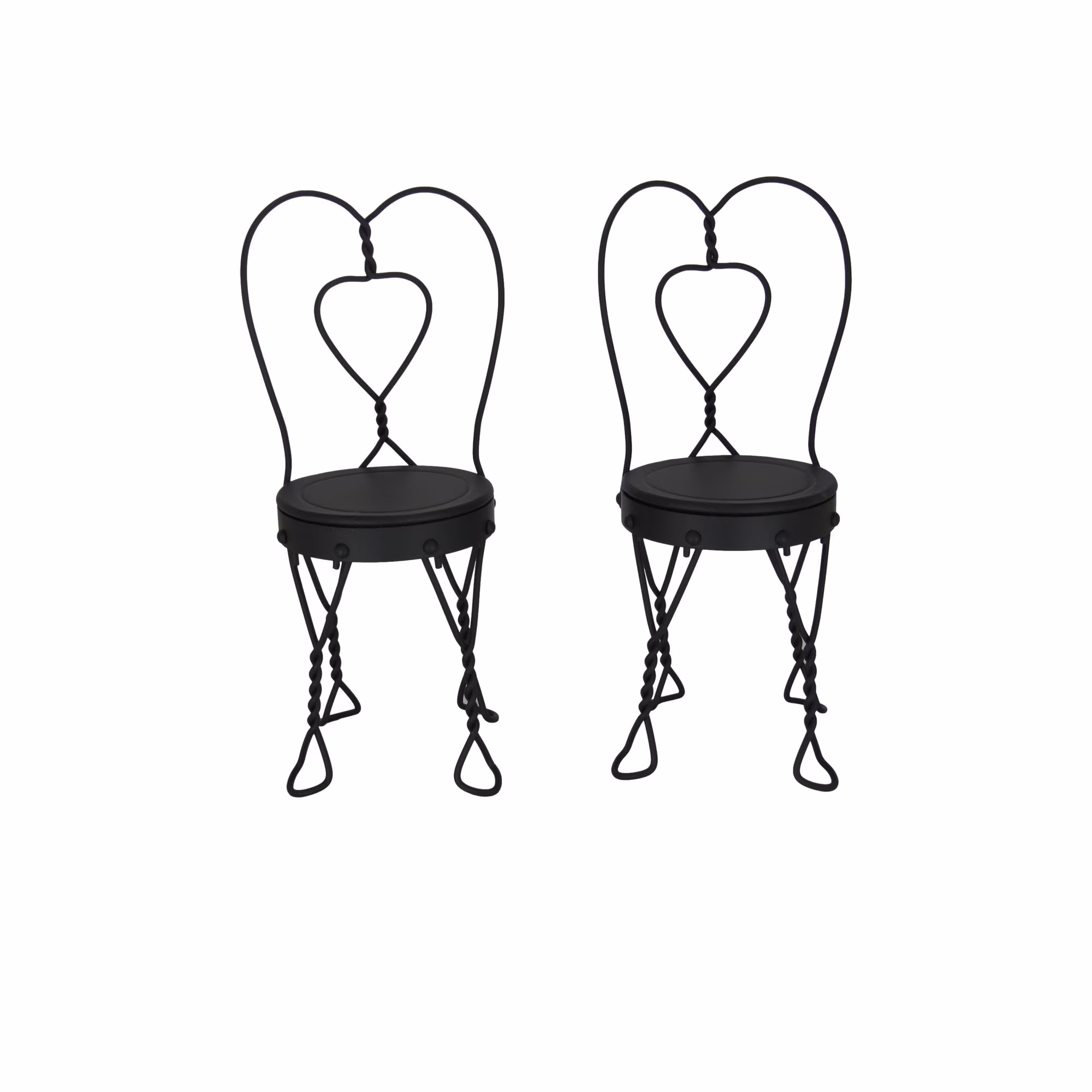 Metal Doll Chair, Set Of 2