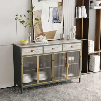 Heathcoat 47.64" Wide 3 - Drawer Sideboard