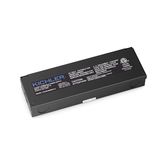 Kichler Lighting 6TD 24V 60W Direct Wire Dimmable Power Supply Textured Black
