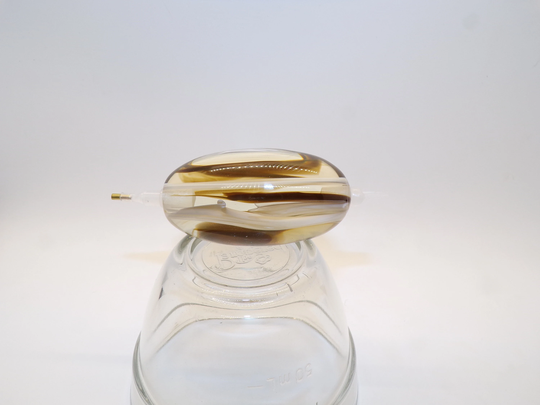 Diamond Painting Pen, White, Cream, Brown, See-Thru, Swirl, Egg Shaped Mini, Acrylic