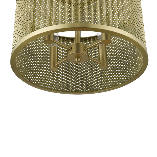 Basetti 4-light Gold Convertible Pendant